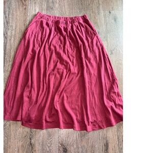 Woman within size 14/16 skirt
